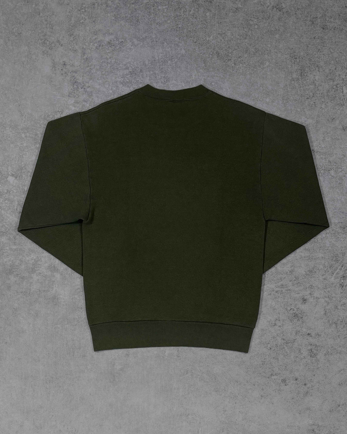 Vintage 1990s Jerzees Russell Crewneck Sweatshirt – Forest Green Blank – Made in USA