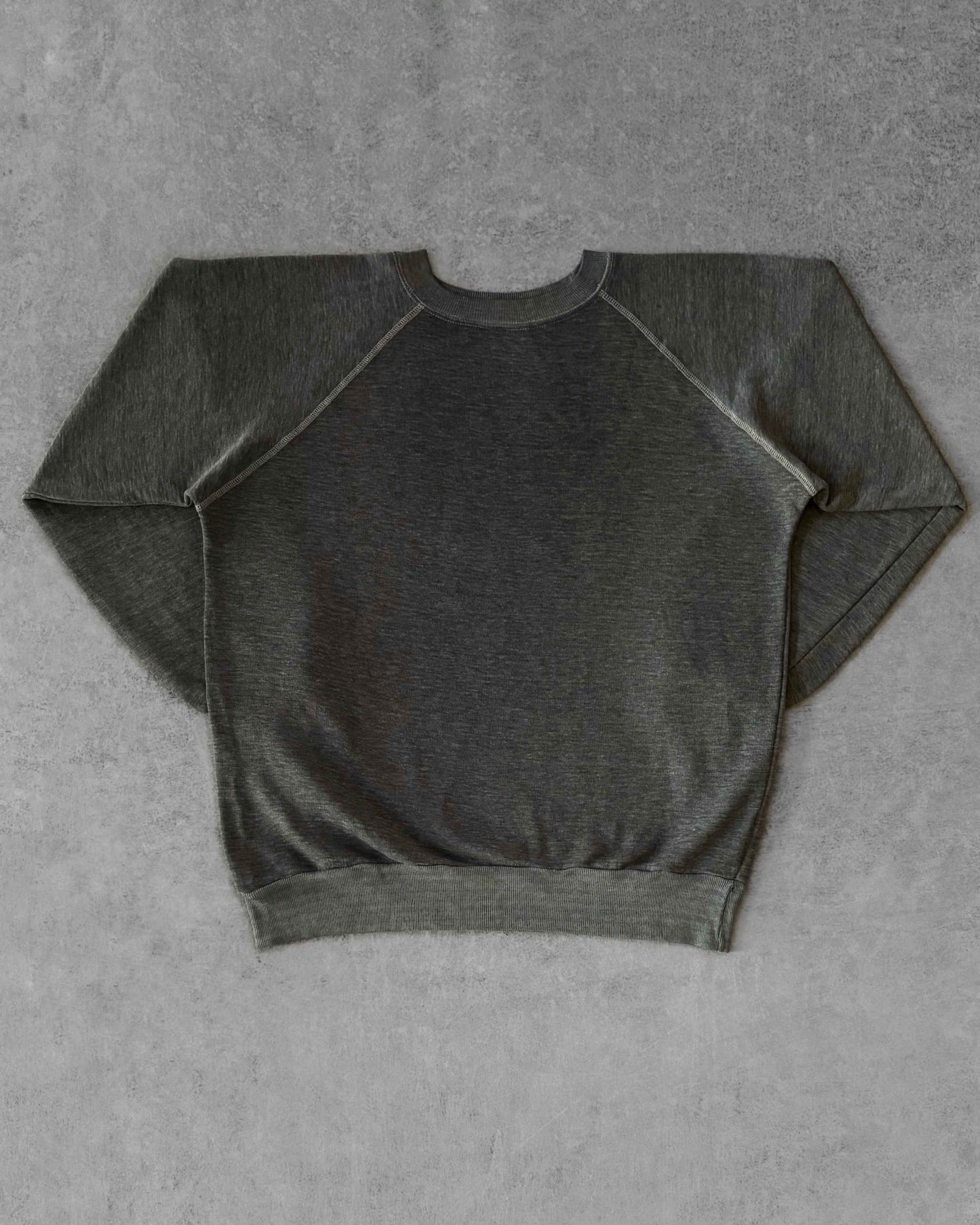 Vintage 1970s Université de Paris Sorbonne Crewneck – Flocked Print