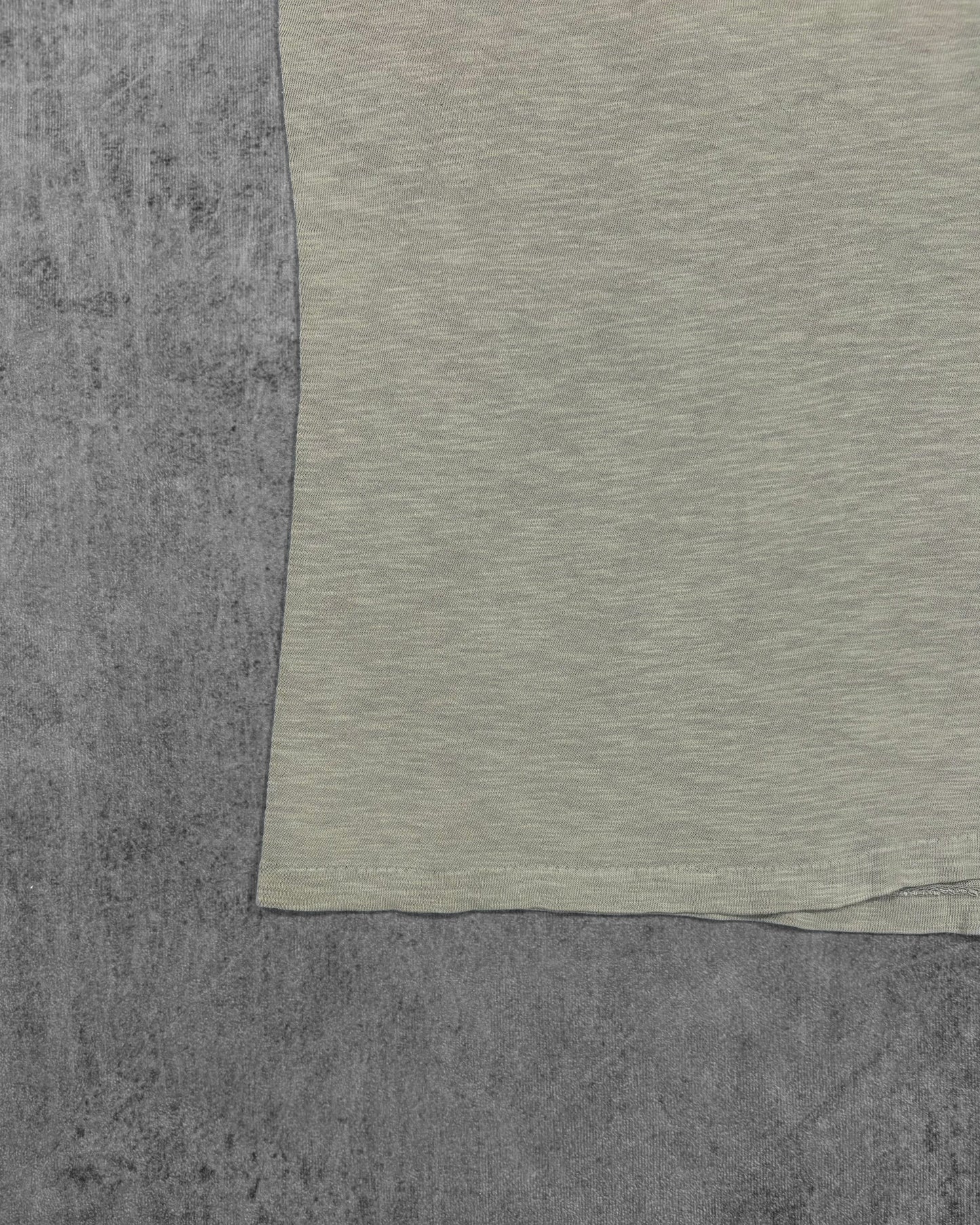 Velva Sheen Heritage t-shirt label detail, Made in USA
