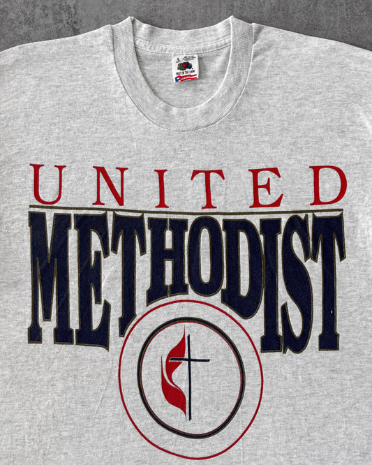Vintage 1990s United Methodist Church T-Shirt – Fruit of the Loom – Made in USA