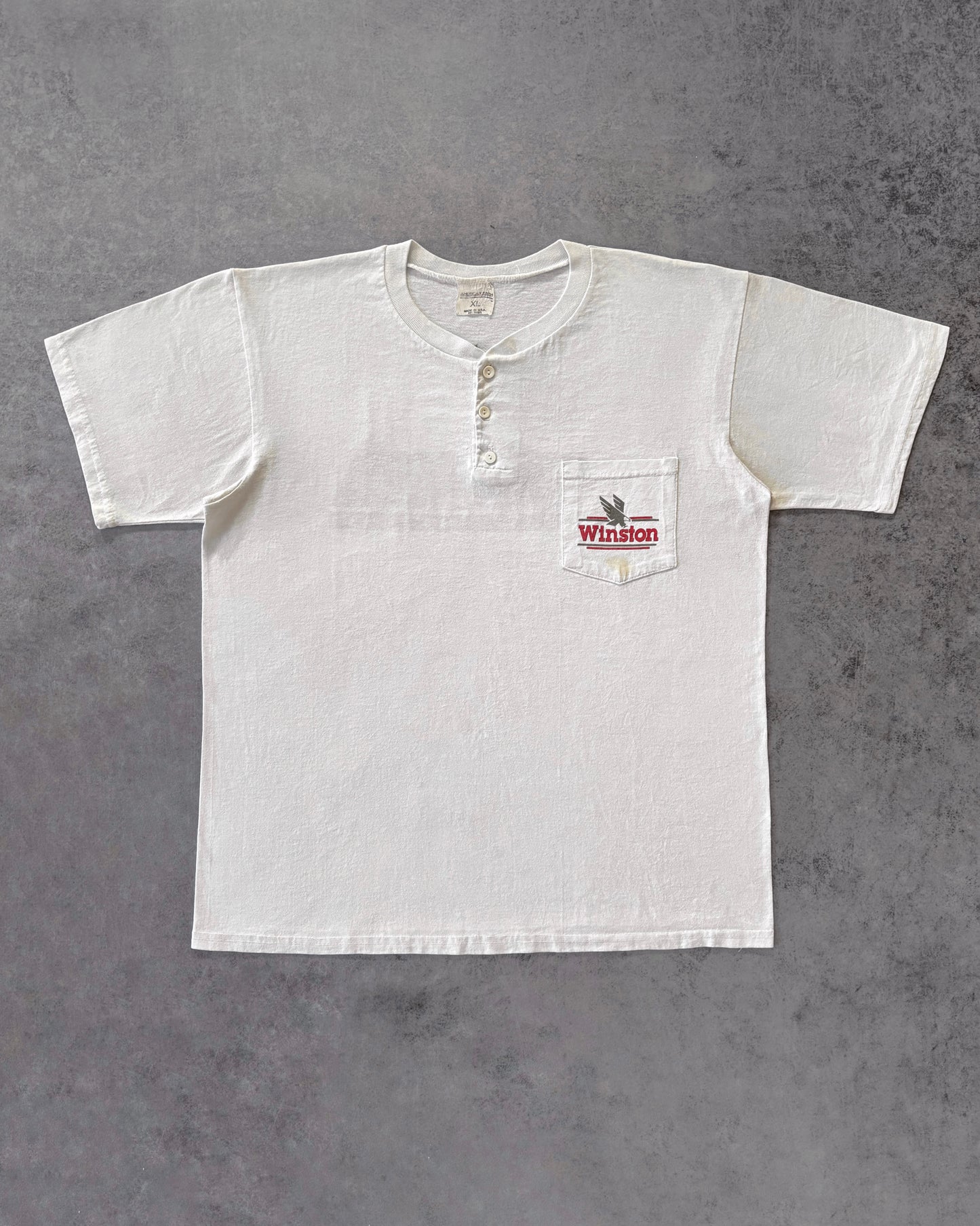 Vintage 1993 Winston Winners Club Henley T-Shirt – Made in USA