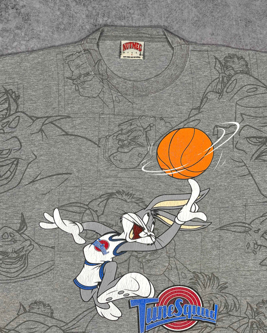 Vintage 1996 Space Jam Tune Squad All Over Print T-Shirt – Nutmeg Mills