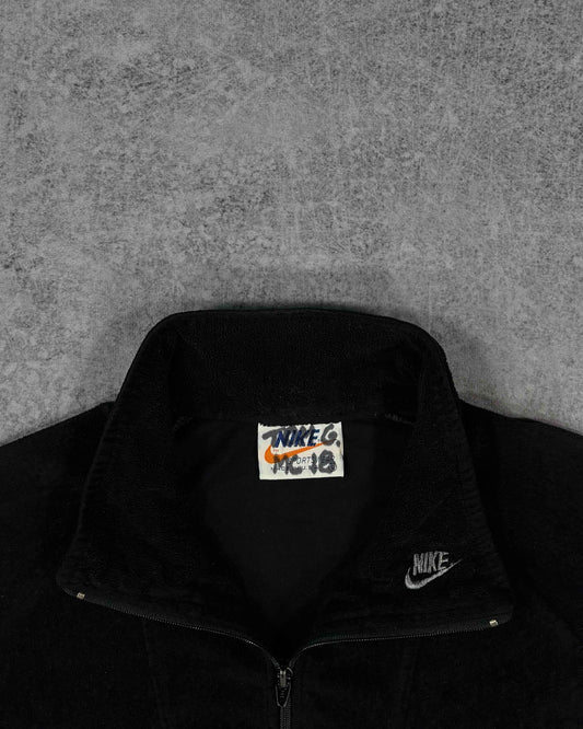 Vintage Late 1970s Nike Sportswear Track Jacket Black – Made in USA Early Swoosh
