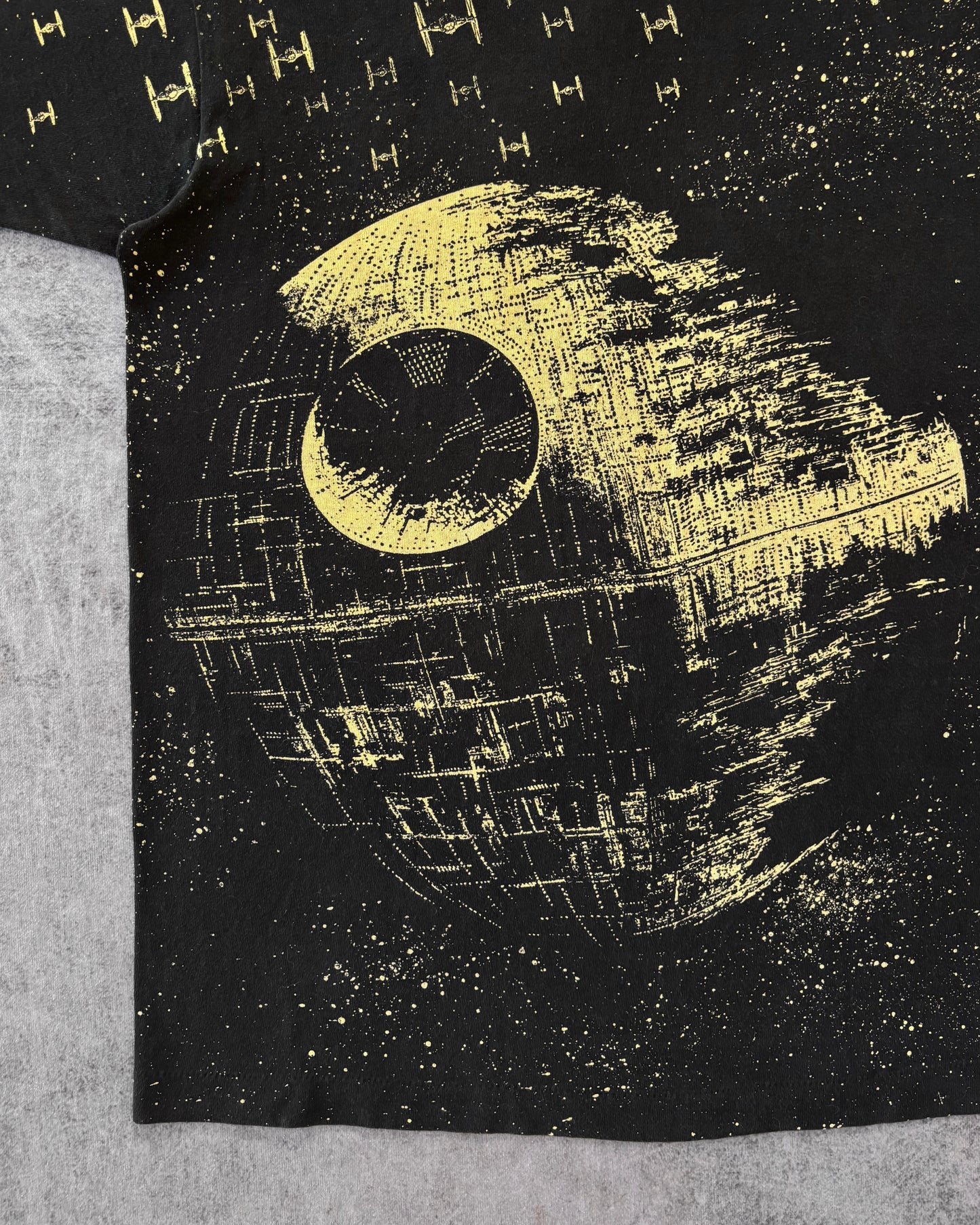 Vintage 1991 Star Wars Death Star T-Shirt – Full Print – Lucasfilm Ltd – Made in USA