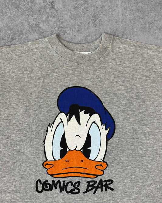 Vintage 1990s Donald Duck Comics Bar T-Shirt – Made in Italy – Single Stitch