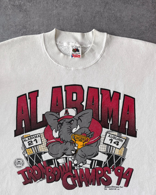 Vintage 1994 Alabama Crimson Tide “Iron Bowl Champs ’94” Sweatshirt – Made in USA