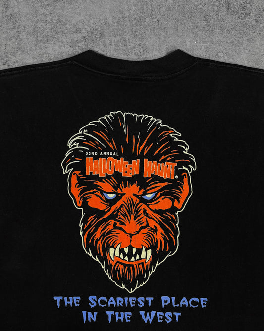Vintage 1994 Knott’s Scary Farm Halloween Haunt Scream Team T-Shirt – Tultex - Made in USA