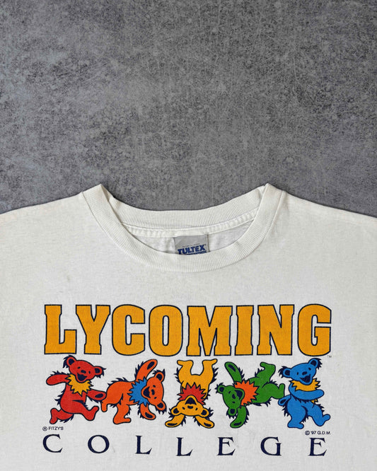 Vintage 1997 Distressed Grateful Dead Lycoming College Bears T-Shirt – Tultex – Single Stitch