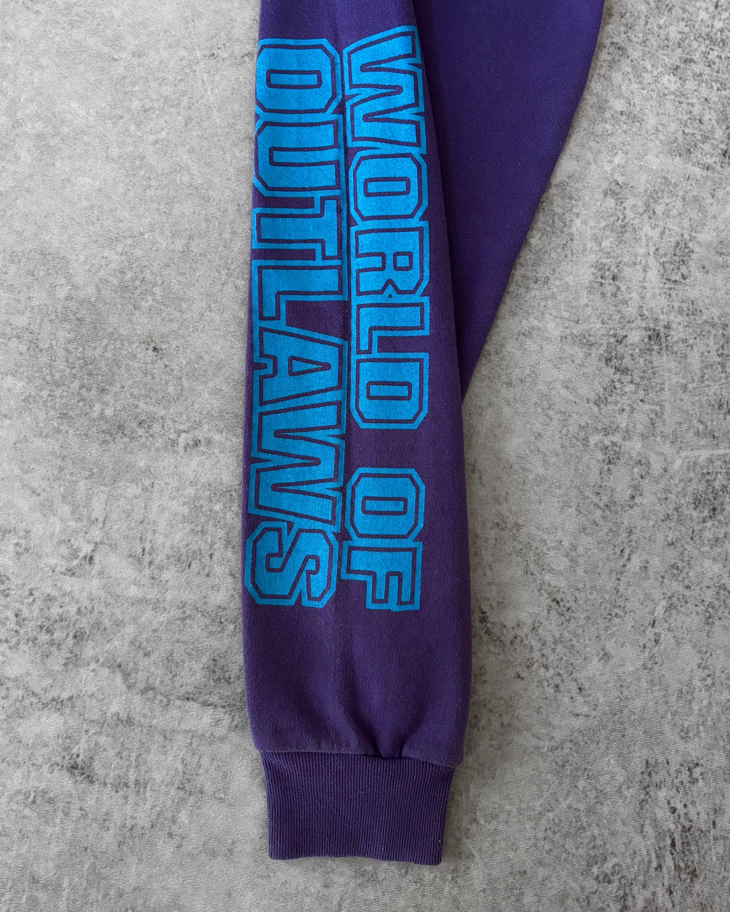 Vintage 2004 World of Outlaws “Just Wingin’ It” Crewneck – Sprint Car – Purple