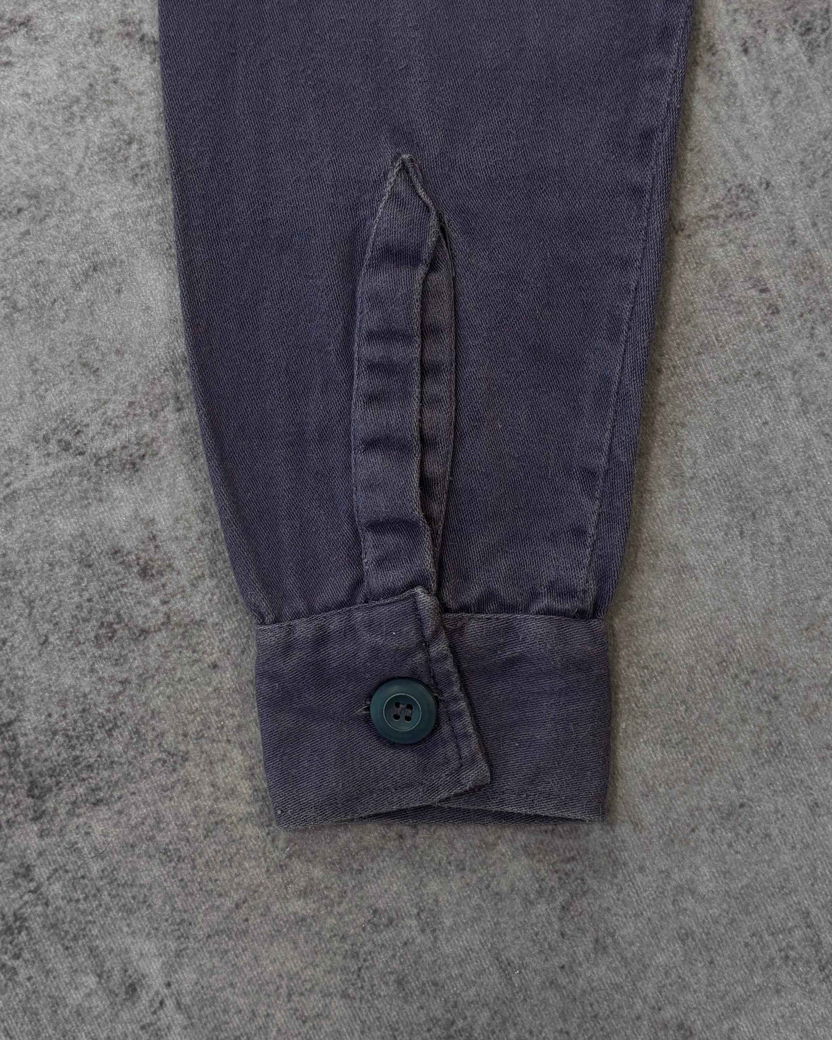 Vintage 1970s Spanish Air Force Utility Shirt - Ejército del Aire Overshirt - Navy Blue Military