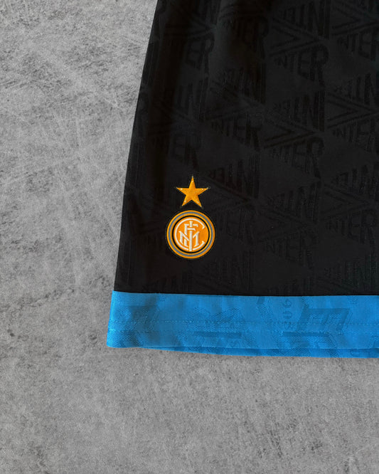 Vintage Inter 1993–94 Home Shorts – Umbro – Black/Blue – Made in England – 90s