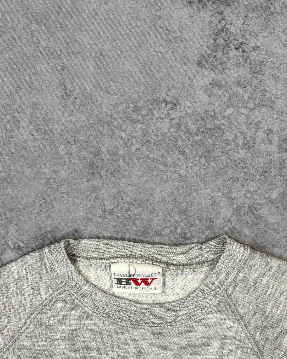 Vintage 1985 Edmond Fitzgerald Nautical Raglan Crewneck - BW Bassett Walker - Made in USA