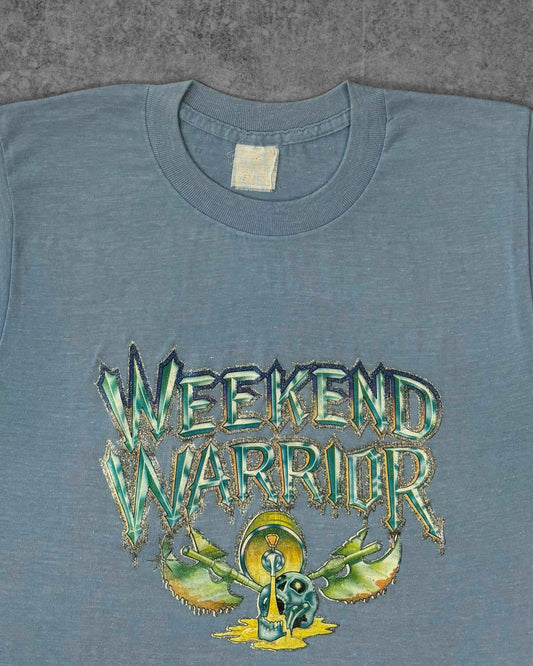 Vintage 1970s Weekend Warrior Fantasy Graphic T-Shirt – Single Stitch