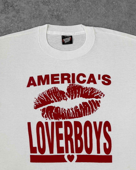 Vintage 1980s America’s Loverboys Graphic T-Shirt – Screen Stars Best USA – Single Stitch Tee