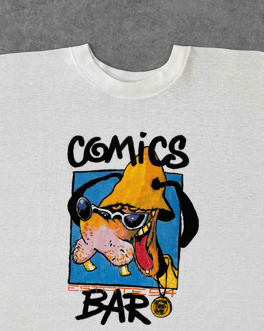 Vintage 1994 Disney Stoned Pluto Graphic T-Shirt – Single Stitch