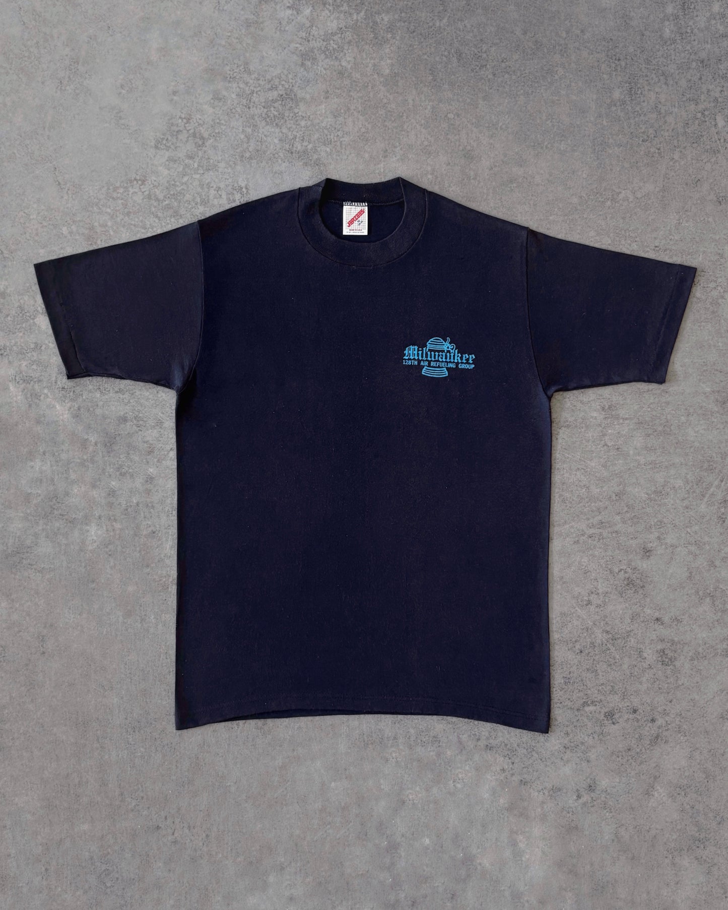 Vintage 1980s KC-135E Stratotanker T-Shirt – 128th Air Refueling Group – Made in USA