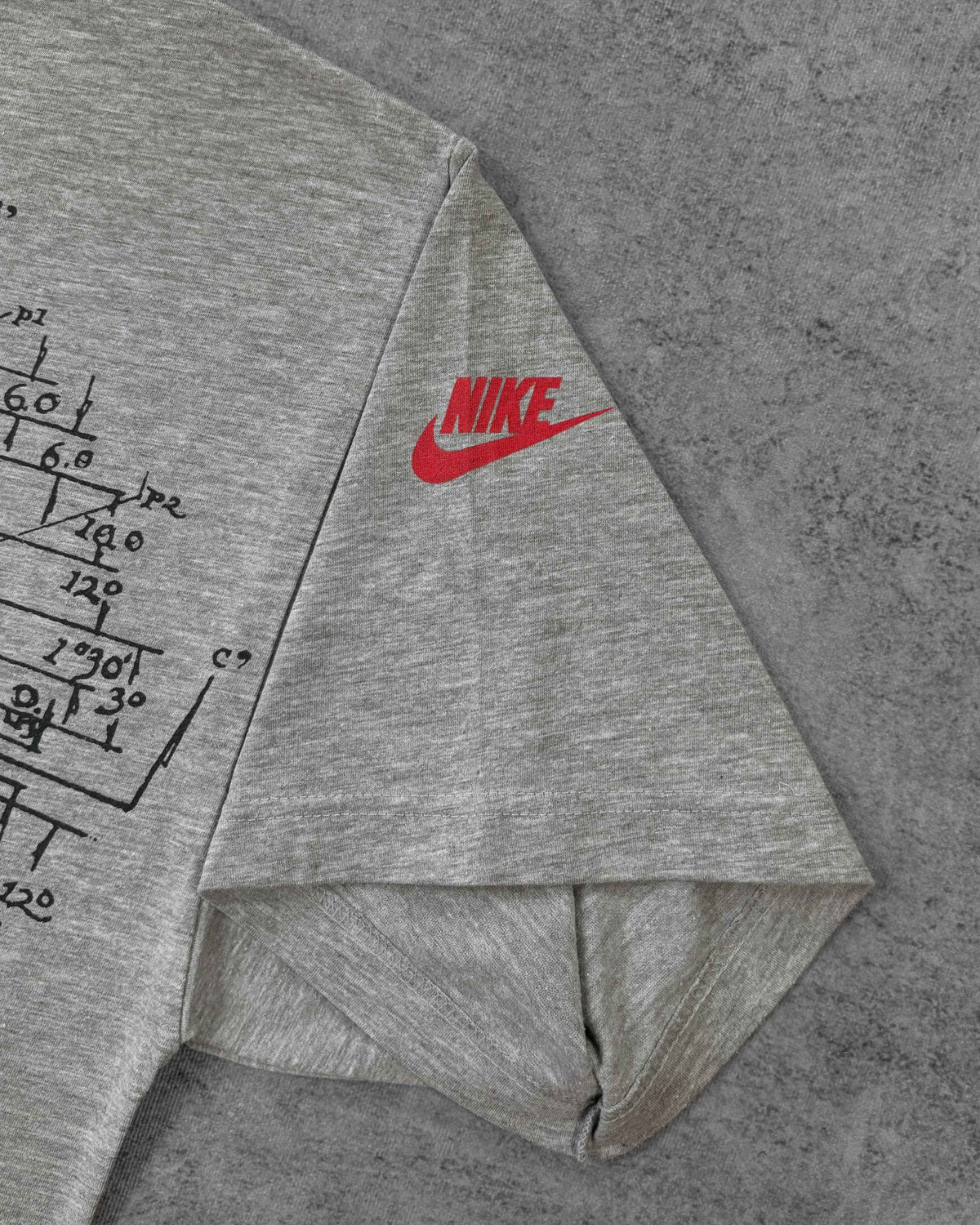Vintage 1987 Nike Air Max 1 Technical Diagram T-Shirt – Original Air Max Release Single Stitch