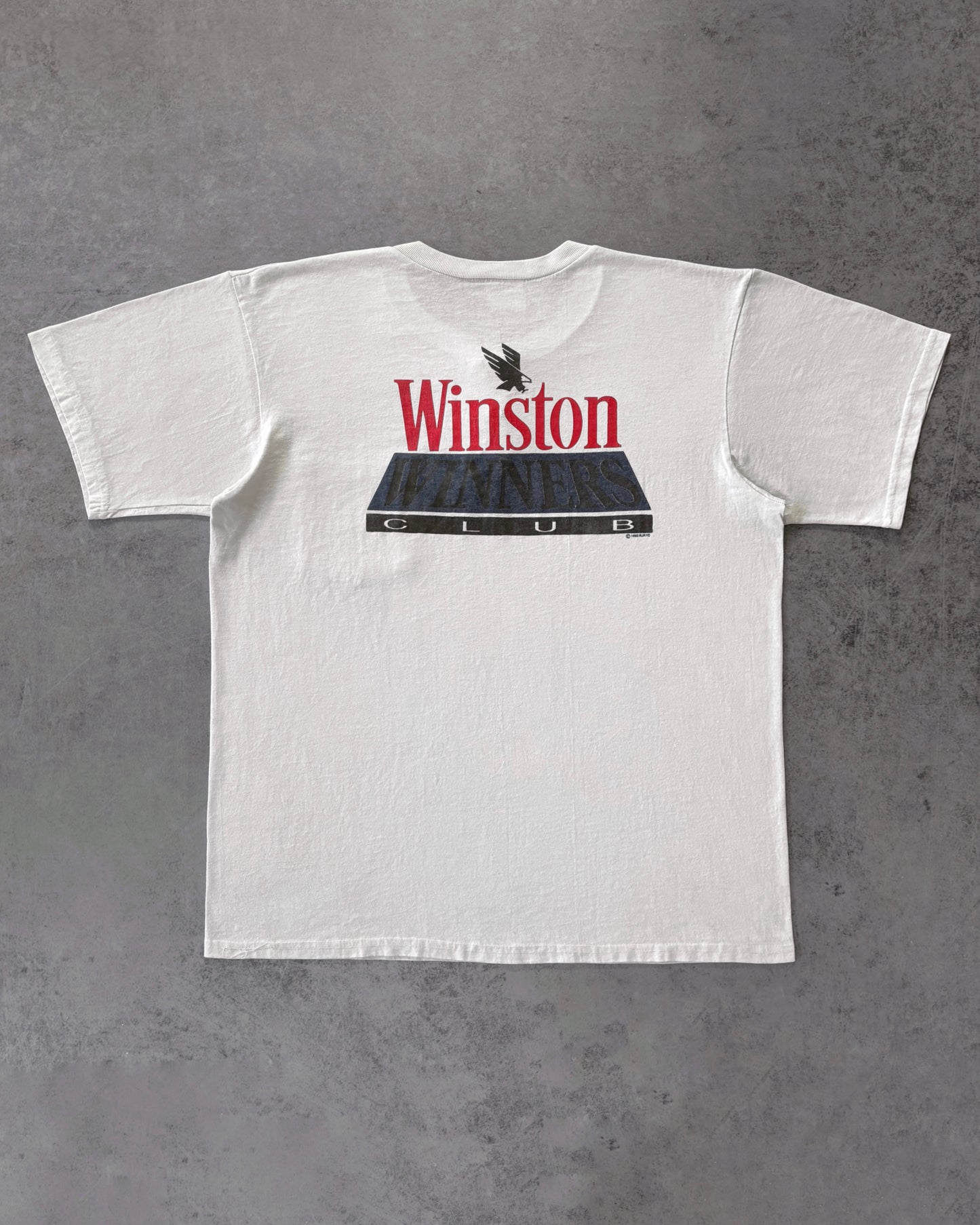 Vintage 1993 Winston Winners Club Henley T-Shirt – Made in USA