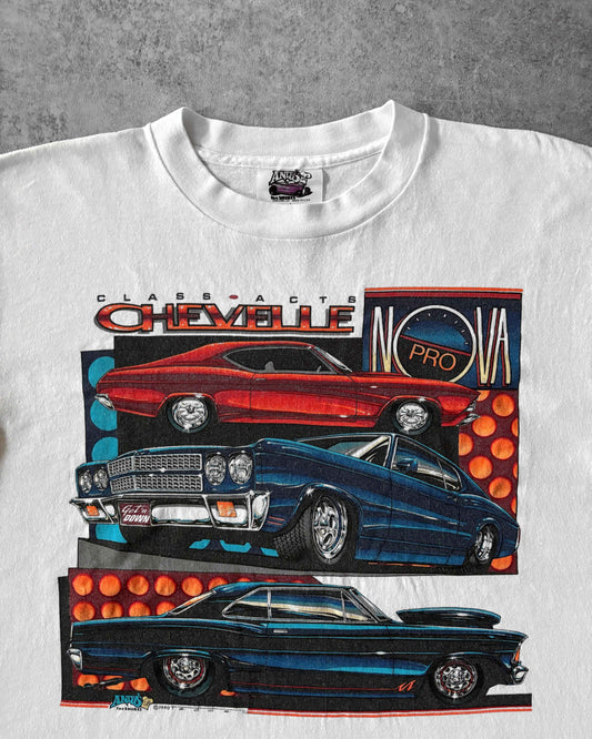 Vintage 1990 Chevrolet Chevelle Nova Pro Class Acts Graphic T-Shirt - Made in USA