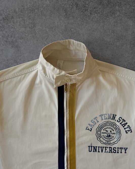 Vintage Distressed 1960s Champion East Tennessee State Jacket - TALON Zipper - USA Made