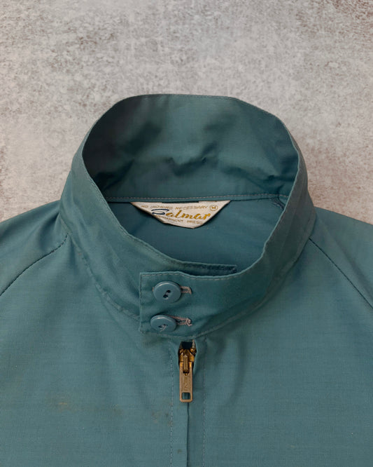 Vintage 60s/70s Salman Permanent Press Turquoise Jacket – Made in USA