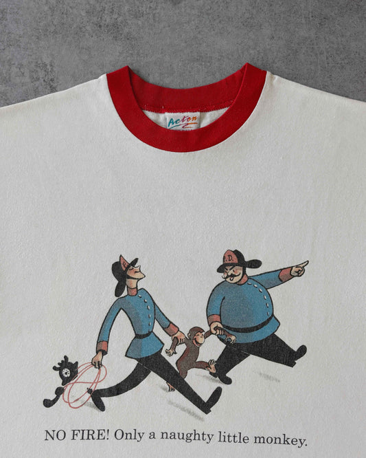Vintage 1995 Curious George Ringer T-Shirt – Made in USA