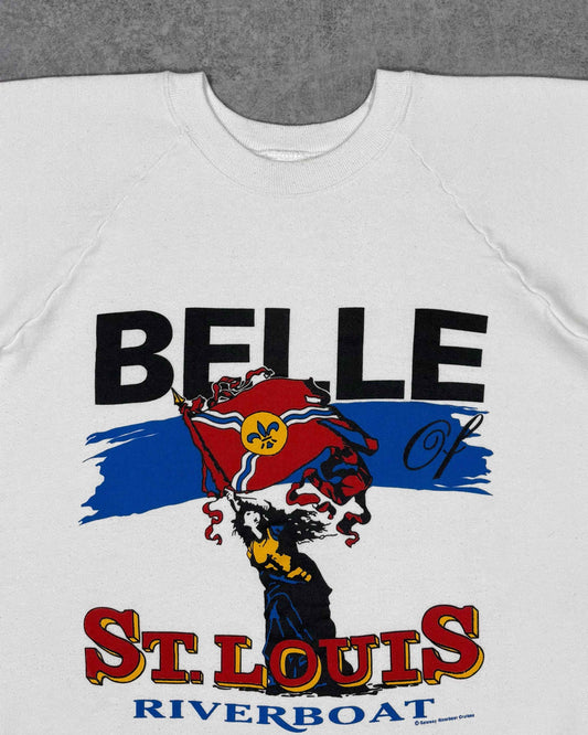 Vintage 1990s St. Louis Riverboat Belle Crewneck – Made in USA