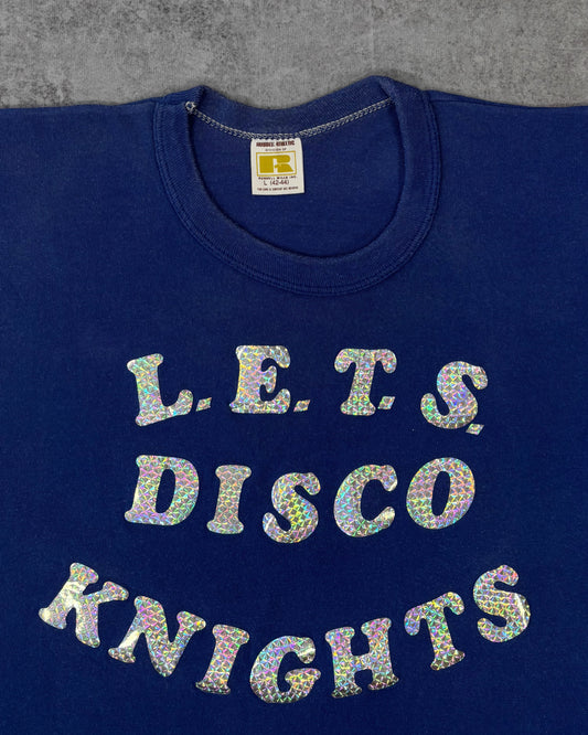 Lets Disco Knights t-shirt print detail
