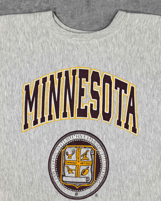 Vintage 1980s JanSport University of Minnesota Made in USA Collegiate Crewneck Sweatshirt
