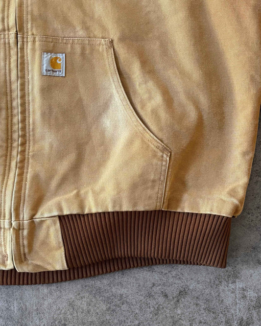 Vintage Early 2000s Carhartt J130 Brown Active Jacket – Faded Canvas