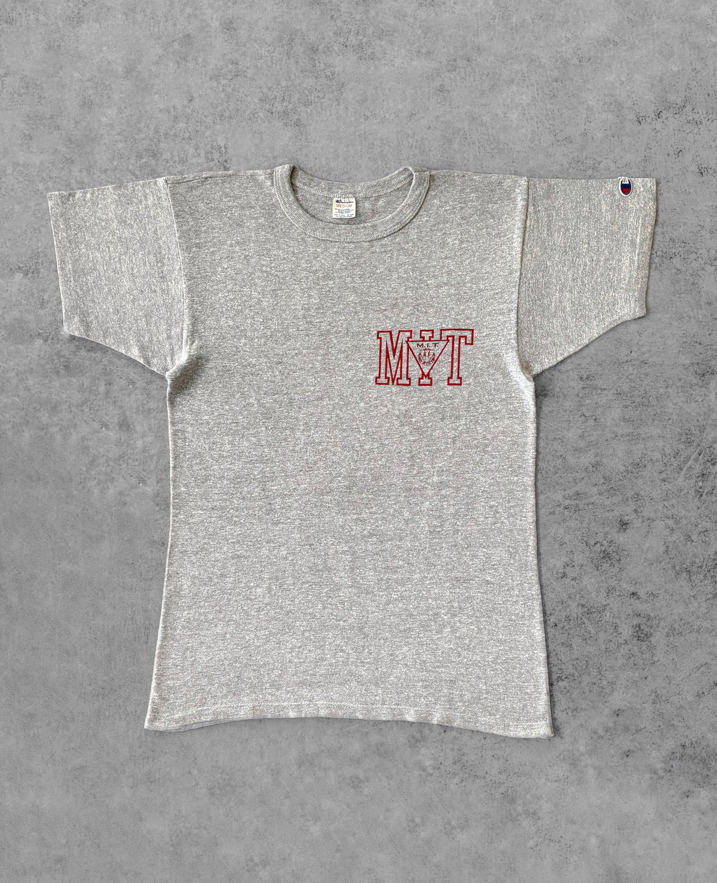 Vintage 1980s MIT T-Shirt – Champion USA – Collegiate Tee – Made in USA