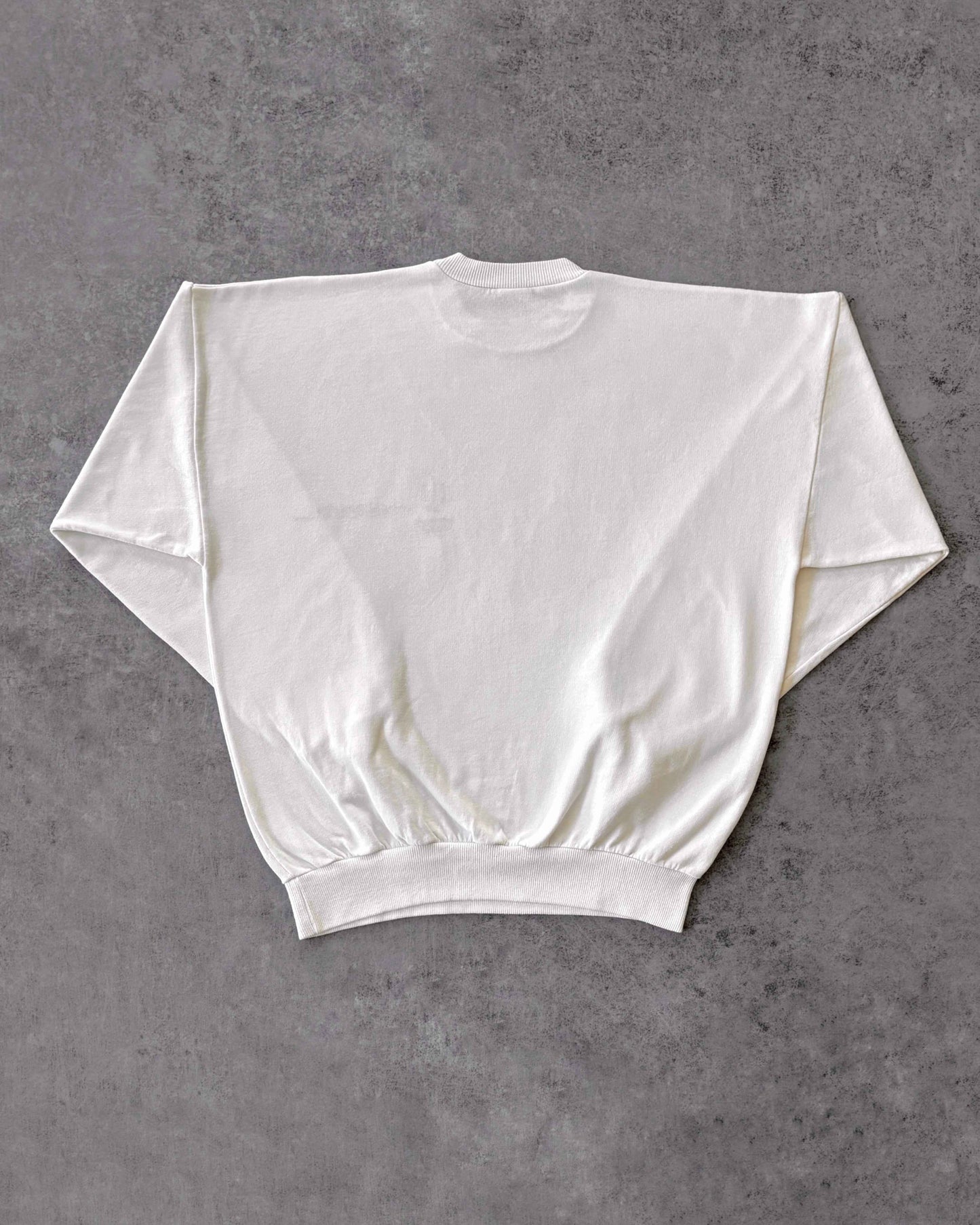 Vintage 1992 Albertville Winter Olympics Crewneck – Gaspard Logo Embroidery – White Sweatshirt