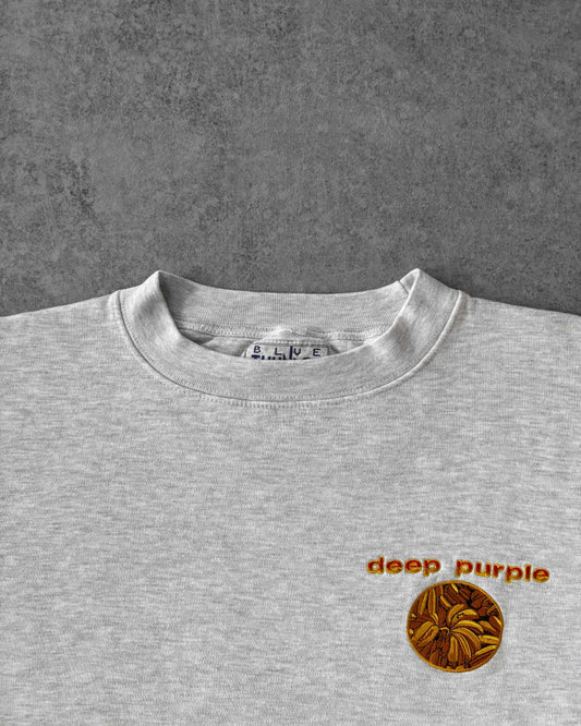 Vintage 2003 Deep Purple Bananas Embroidered Crewneck Sweatshirt – Blue Thunder Tag