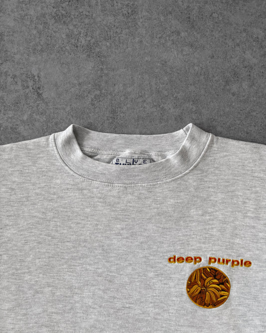 Vintage 2003 Deep Purple Bananas Embroidered Crewneck Sweatshirt – Blue Thunder Tag