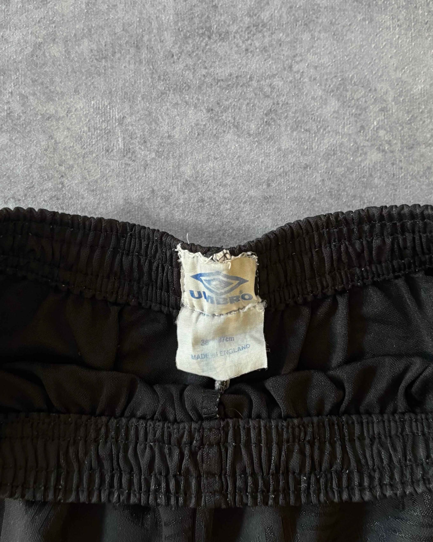 Vintage Inter 1993–94 Home Shorts – Umbro – Black/Blue – Made in England – 90s
