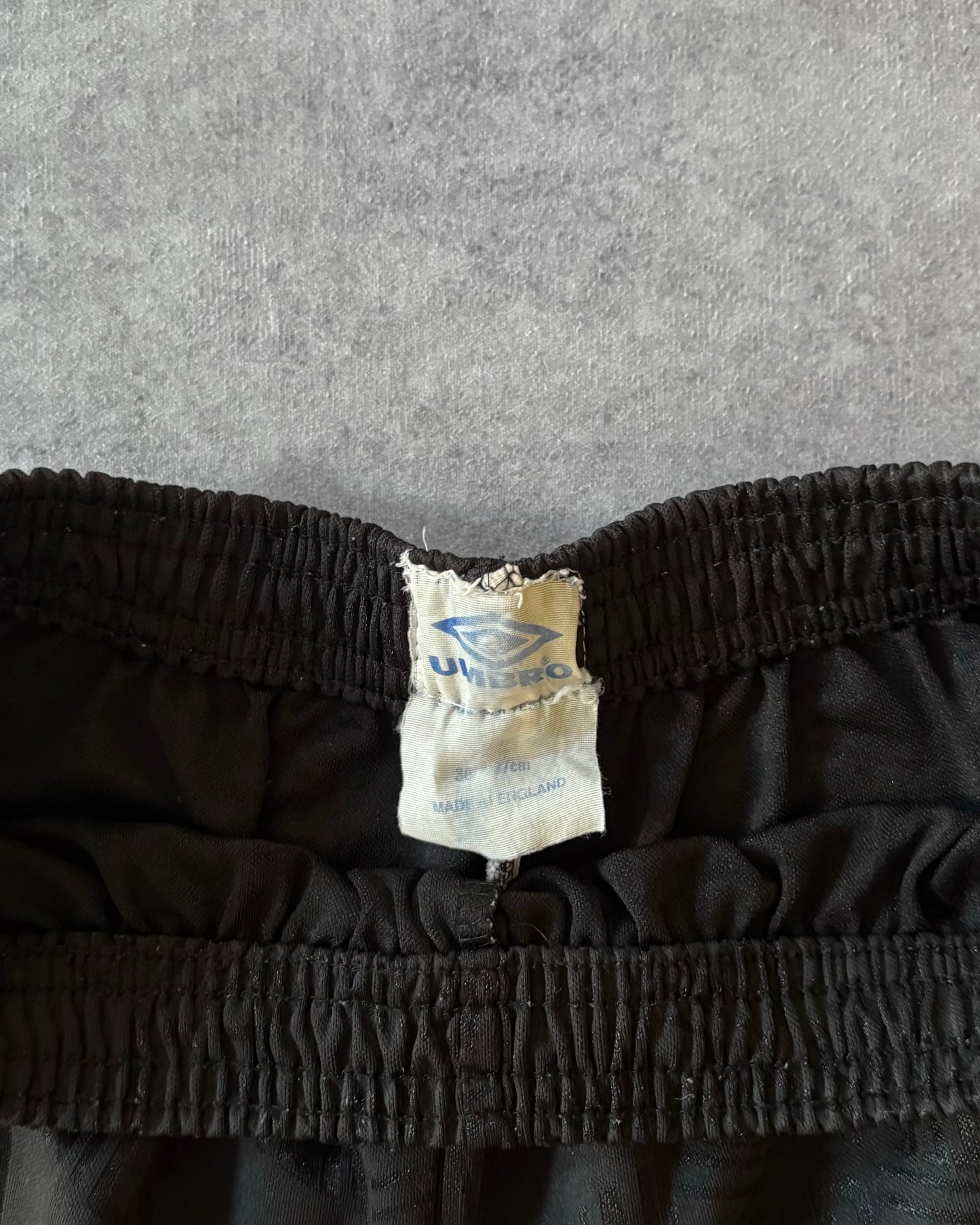 Vintage Inter 1993–94 Home Shorts – Umbro – Black/Blue – Made in England – 90s