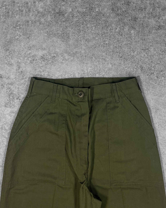 Vintage 1979 US Army OG-507 Fatigue Utility Pants – IDEAL Zip – Made in USA