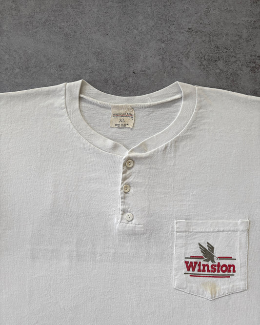 Vintage 1993 Winston Winners Club Henley T-Shirt – Made in USA