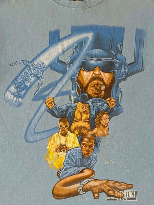 Retro 2007 “The Fantastic Four” Hip-Hop Graphic T-Shirt