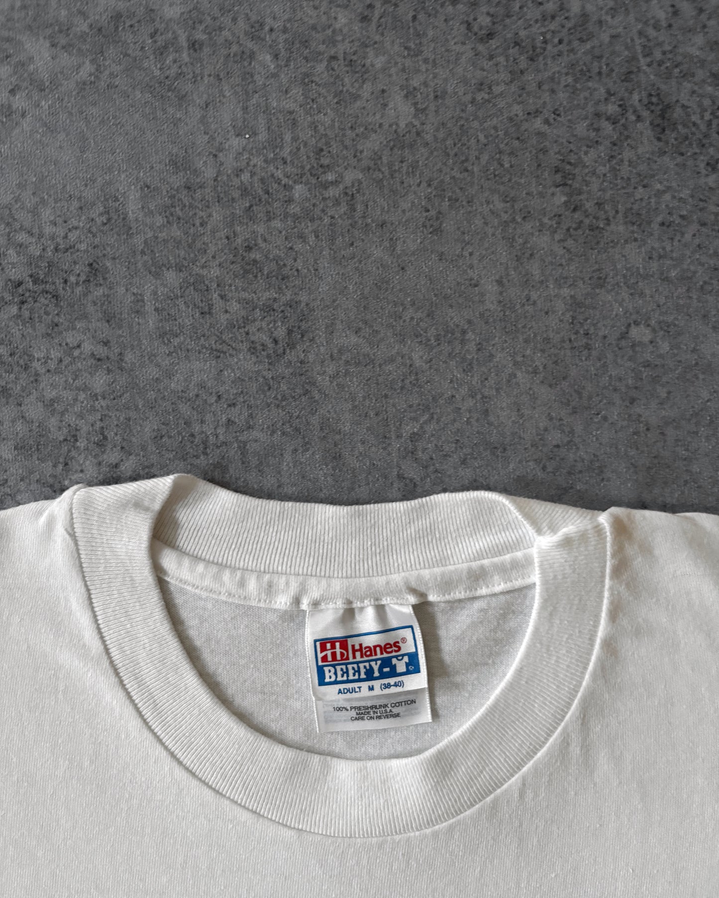 Vintage 90s John Muir San Leandro California Tee – Hanes Beefy Shirt- USA Made
