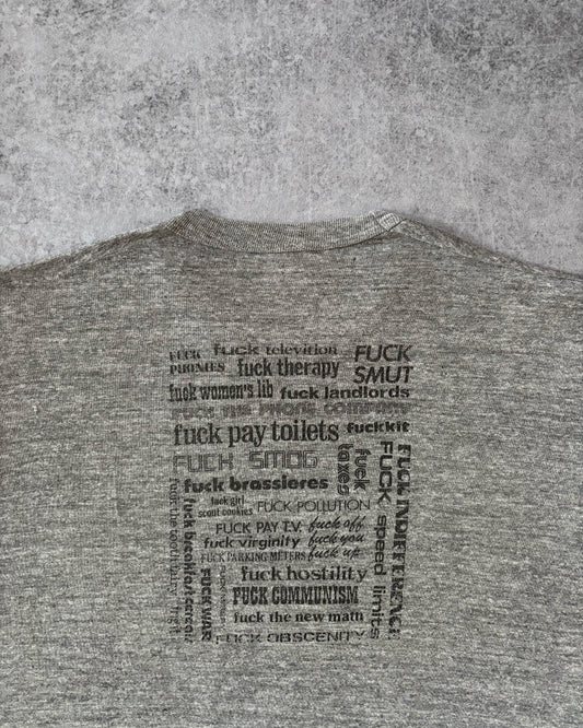 Vintage 1980s New York “Fuck Everything” T-Shirt - Jerzees - Made in USA