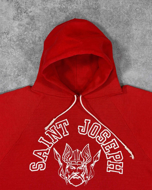 Vintage 1980s St. Joseph College Hoodie - SIGNAL - Made in USA