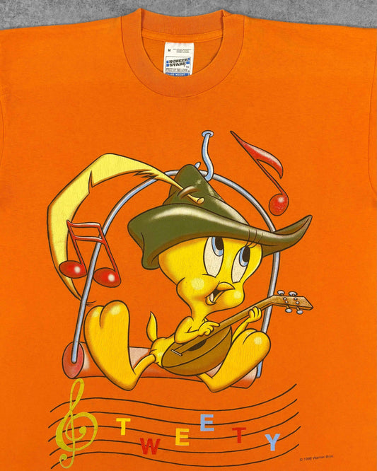 Vintage 1998 Tweety Looney Tunes T-Shirt – Warner Bros – Fruit of the Loom