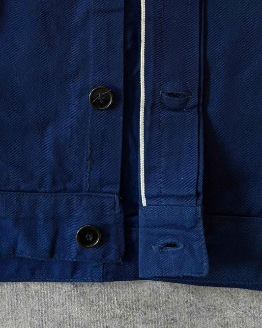 Vintage 1970s Selvedge Denim Work Jacket – Italian Sanforized – Cropped Fit