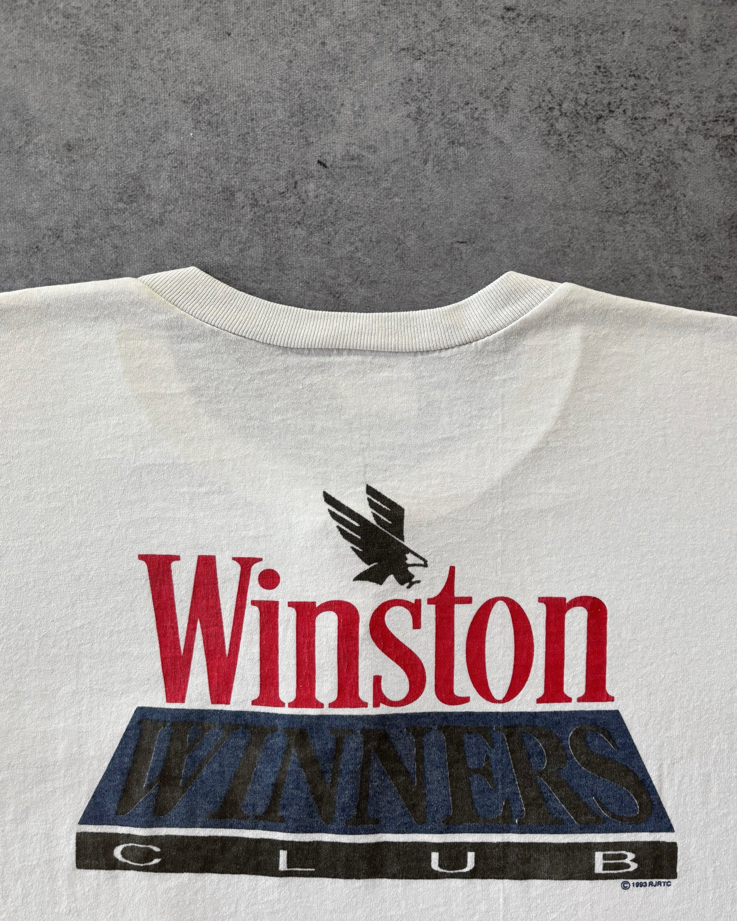 Vintage 1993 Winston Winners Club Henley T-Shirt – Made in USA