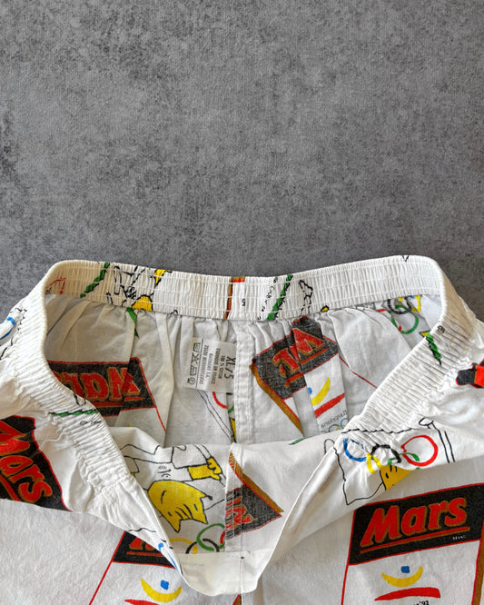 Vintage 1992 Mars x Barcelona Olympics Running Shorts – All Over Print