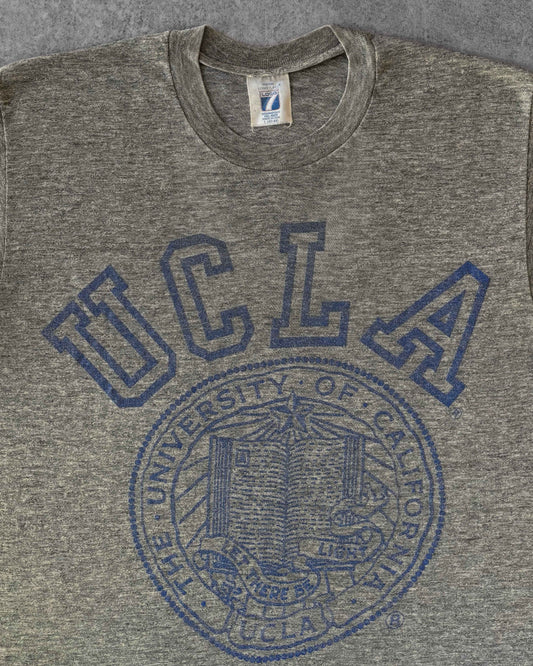 Vintage 1980s UCLA Logo 7 T-Shirt – Made in USA – Collegiate Print