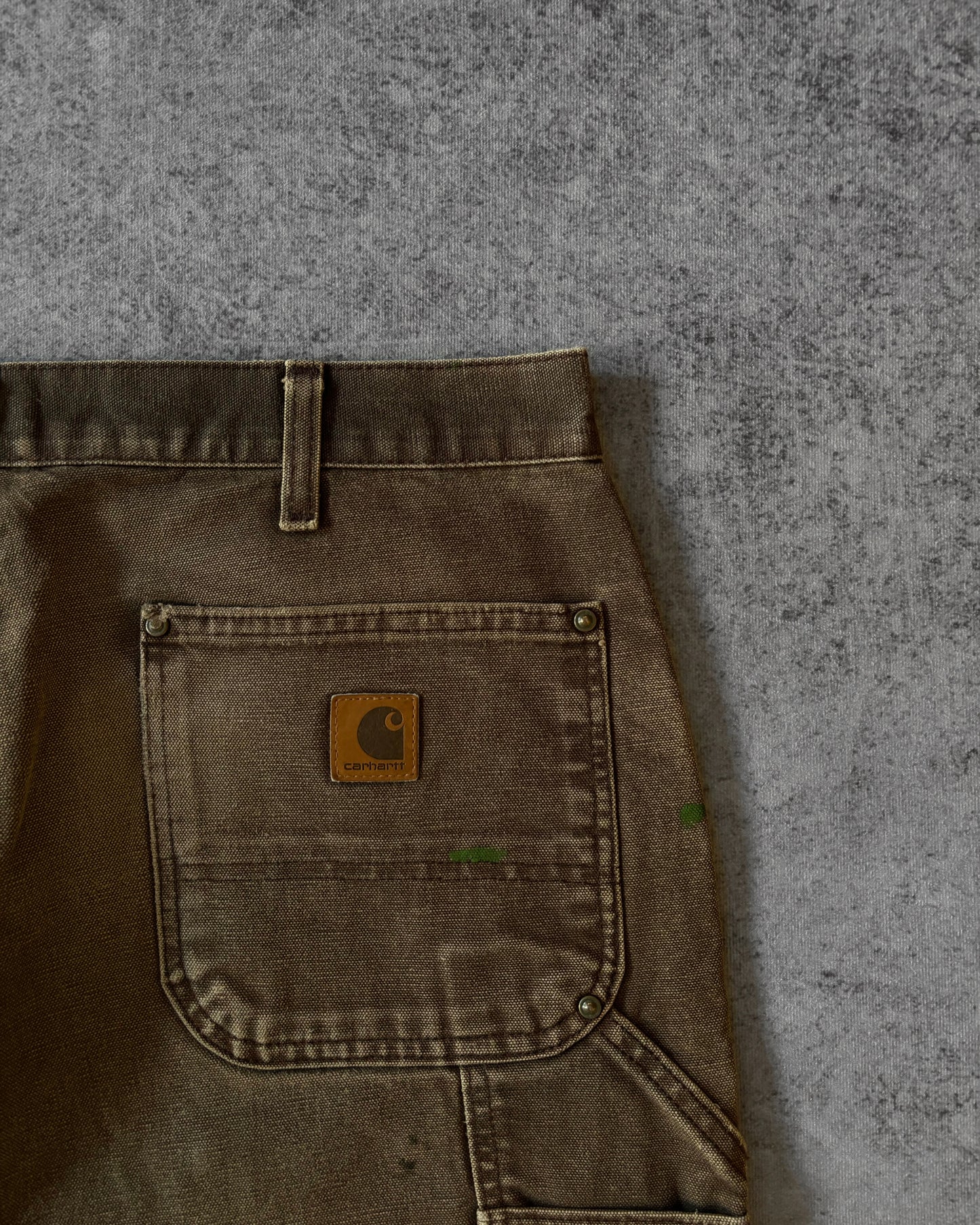Carhartt B13 Dungaree Double Knee Pants – Brown Canvas – Workwear Fade