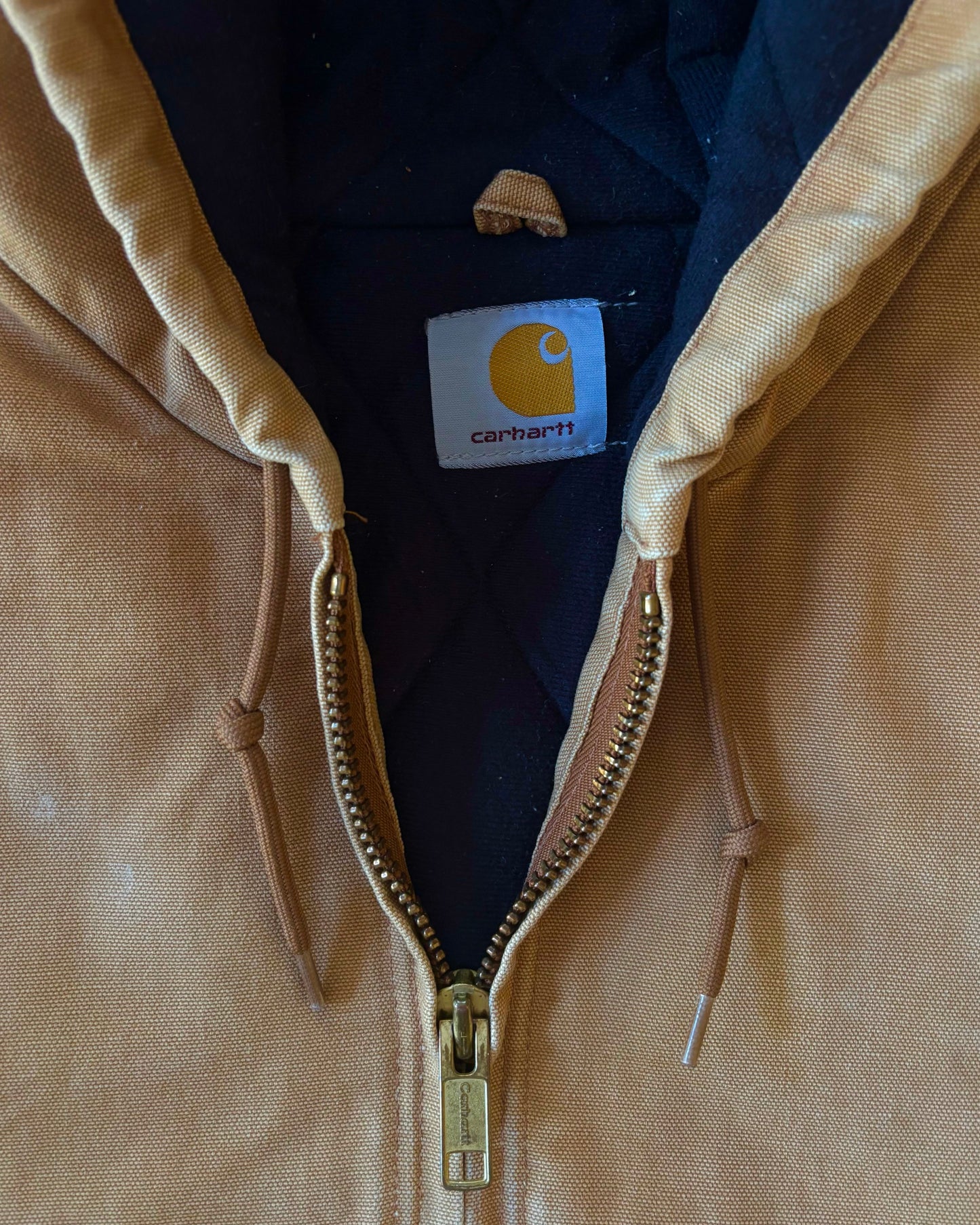 Vintage Early 2000s Carhartt J130 Brown Active Jacket – Faded Canvas