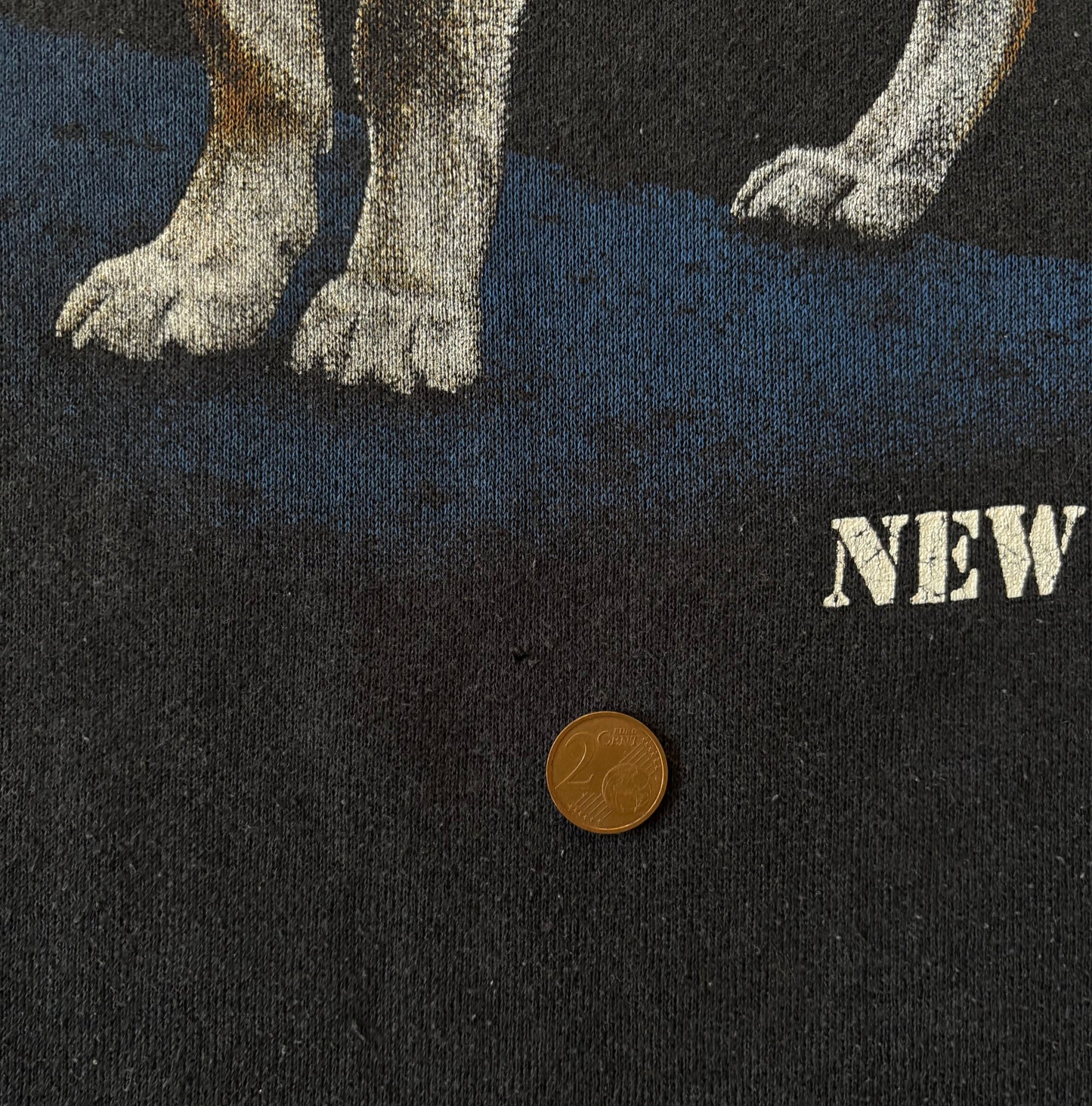Vintage Early 2000s New York “Lone Wolf” Crewneck